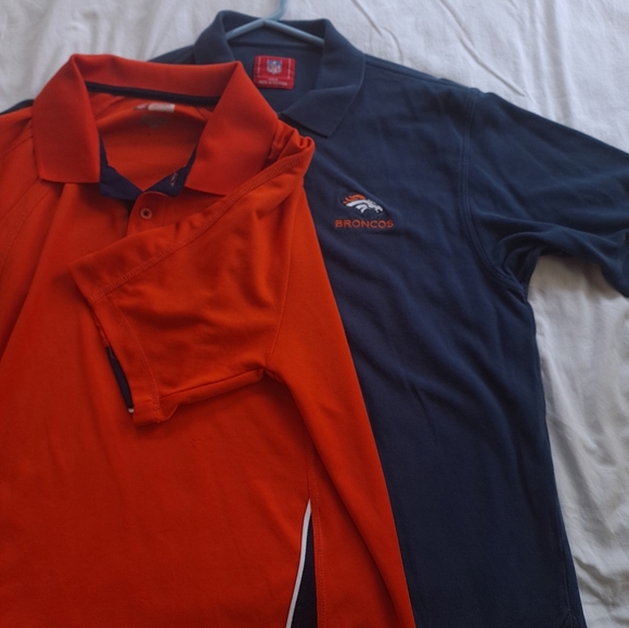 Two each Denver Bronco polos size l - Picture 2 of 10